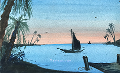 tropical
                            scene